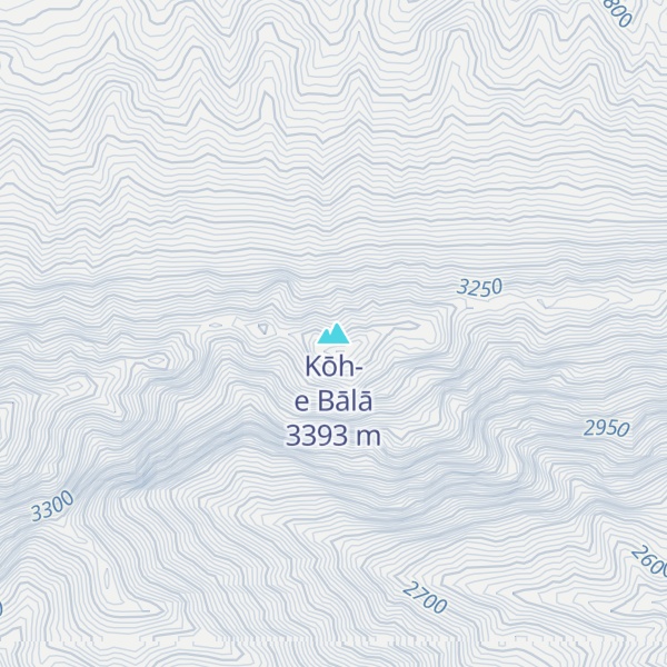 Map of Kōh-e Bālā
