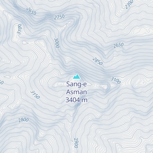 Map of Sang-e Asman