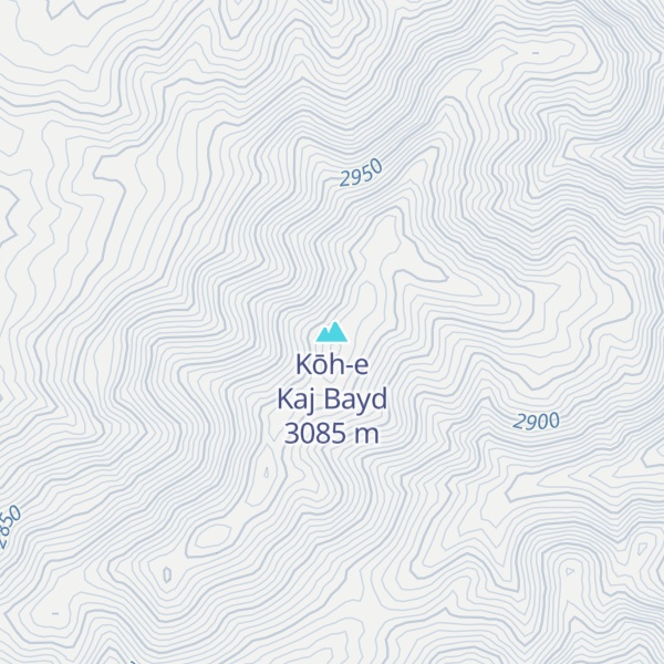 Map of Kōh-e Kaj Bayd