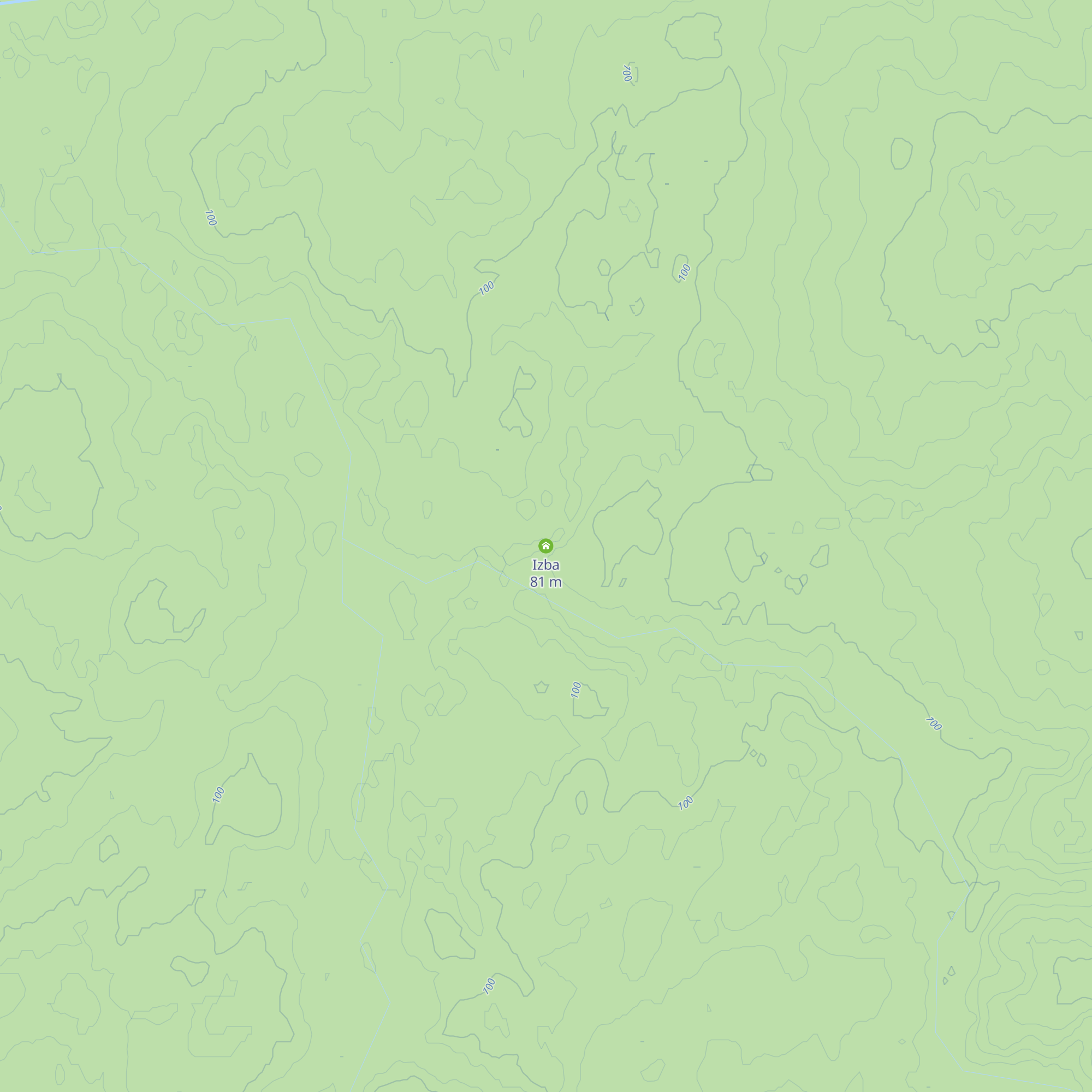Izba map