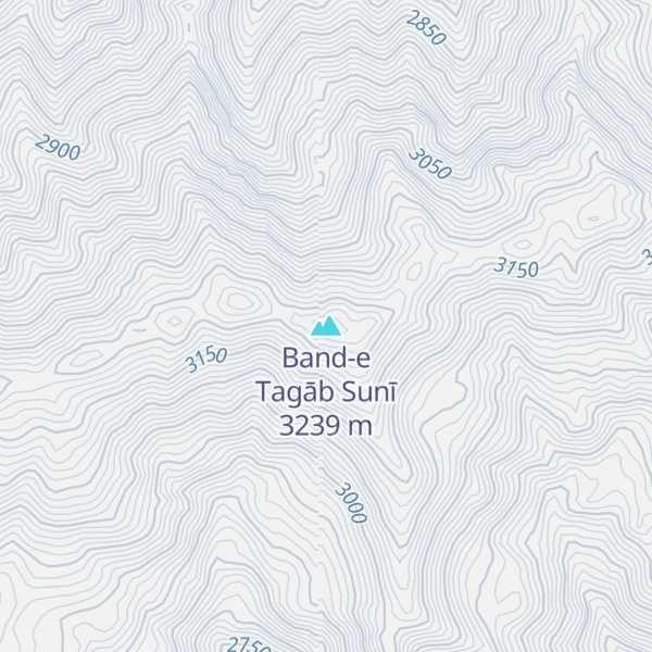 Map of Band-e Tagāb Sunī