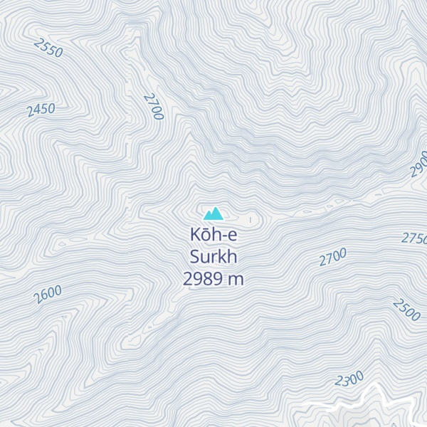 Map of Kōh-e Surkh