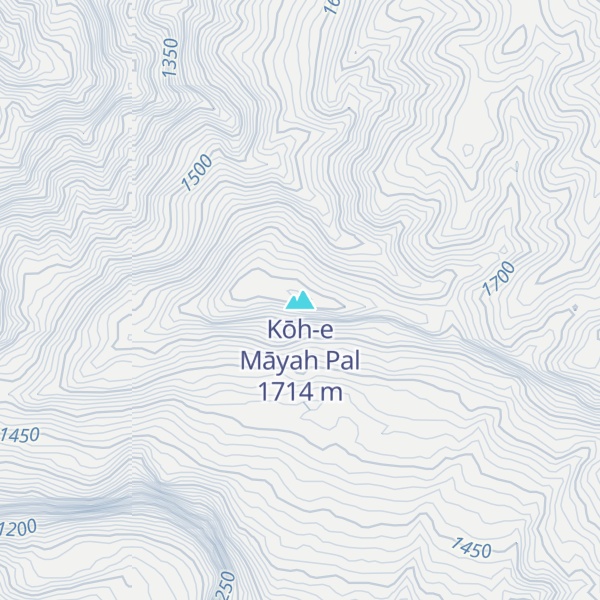 Map of Kōh-e Māyah Pal