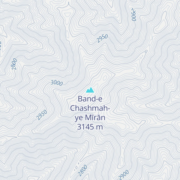 Map of Band-e Chashmah-ye Mīrān