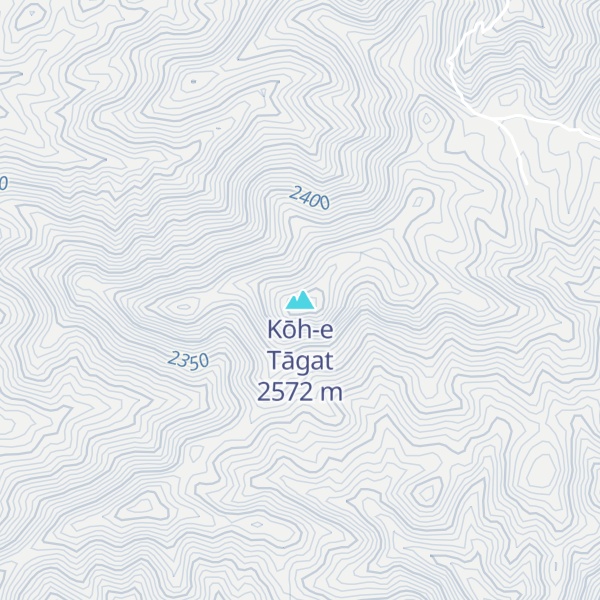 Map of Kōh-e Tāgat