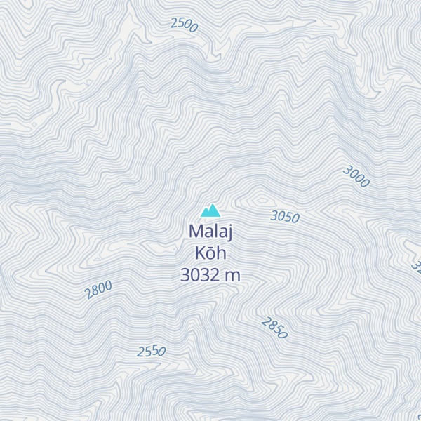 Map of Malaj Kōh