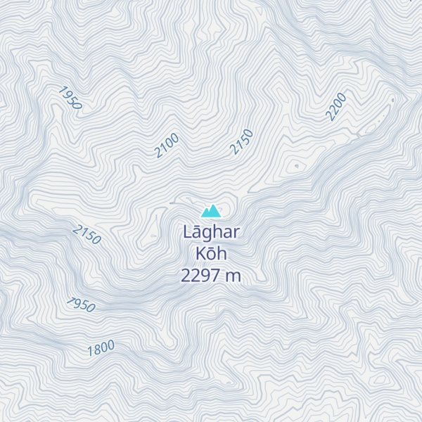Map of Lāghar Kōh