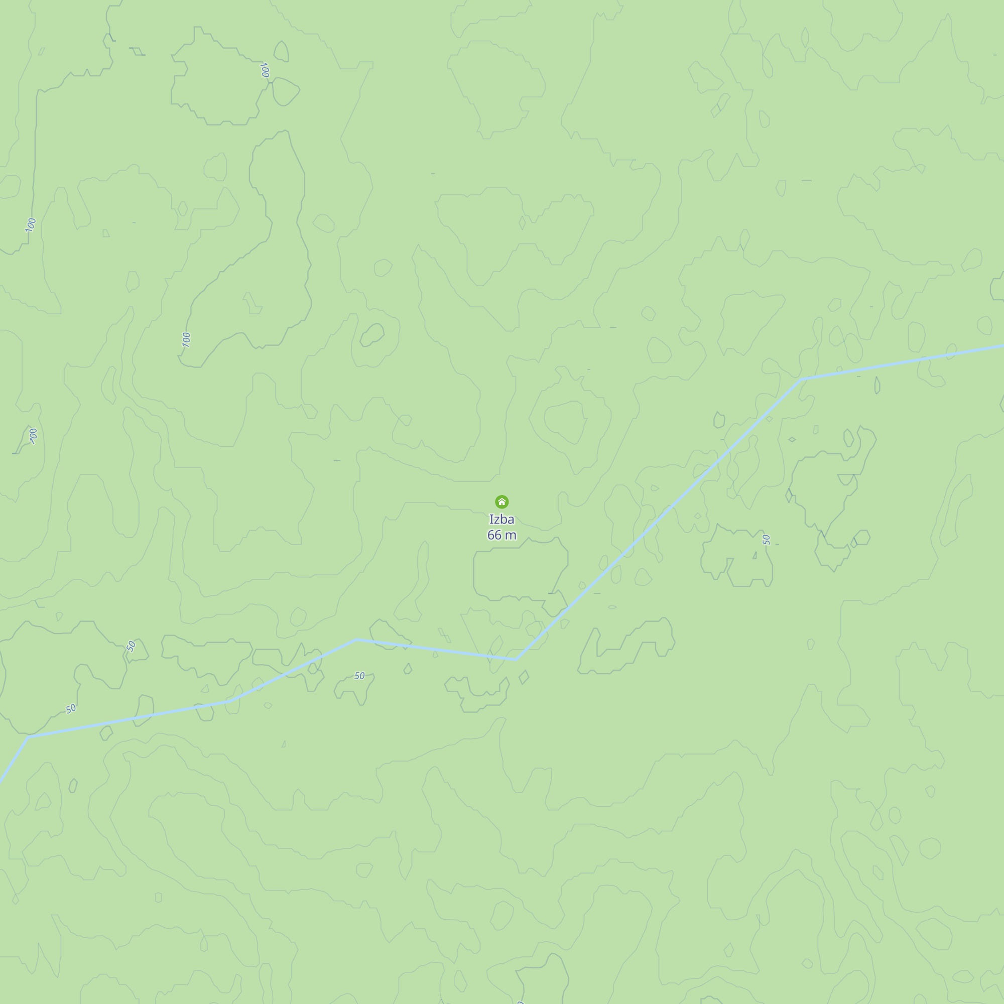 Izba map