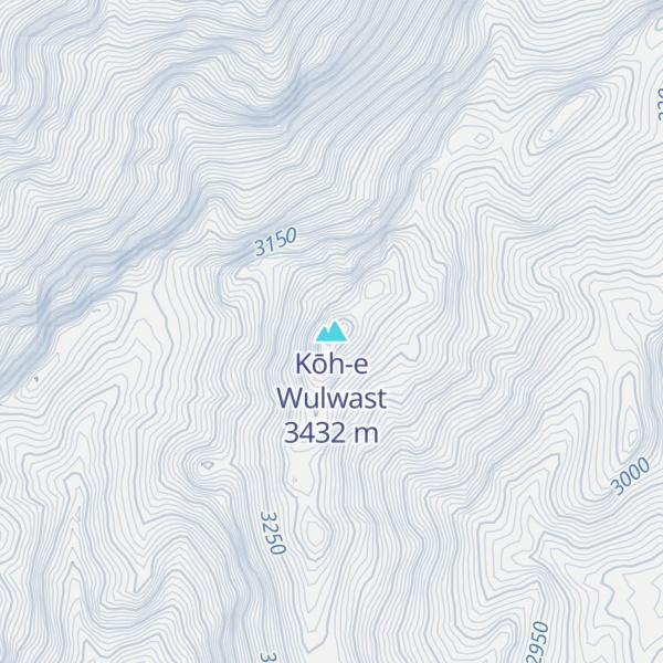 Map of Kōh-e Wulwast