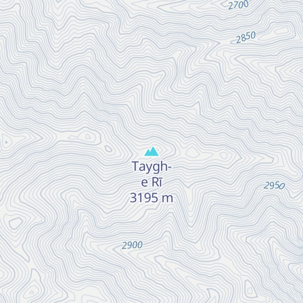 Map of Taygh-e Rī