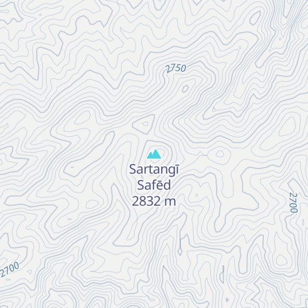 Map of Sartangī Safēd