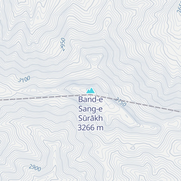 Map of Band-e Sang-e Sūrākh