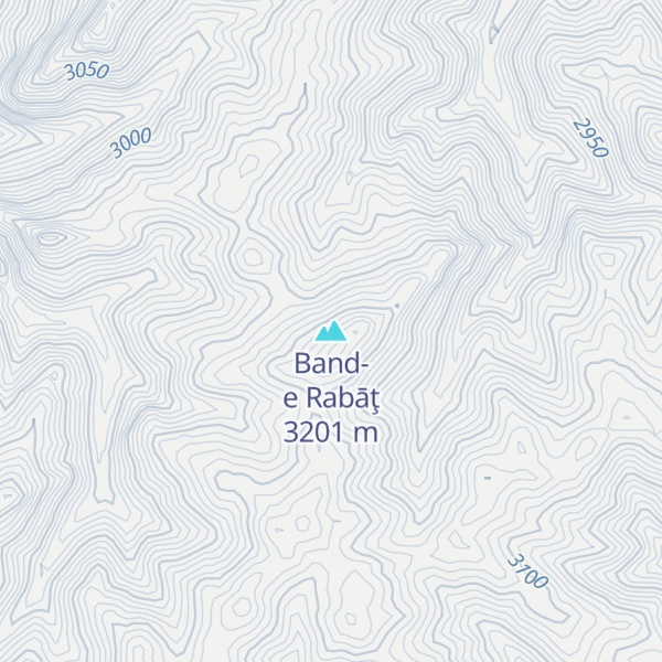 Map of Band-e Rabāţ