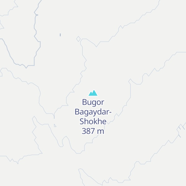 Map of Bugor Bagaydar-Shokhe
