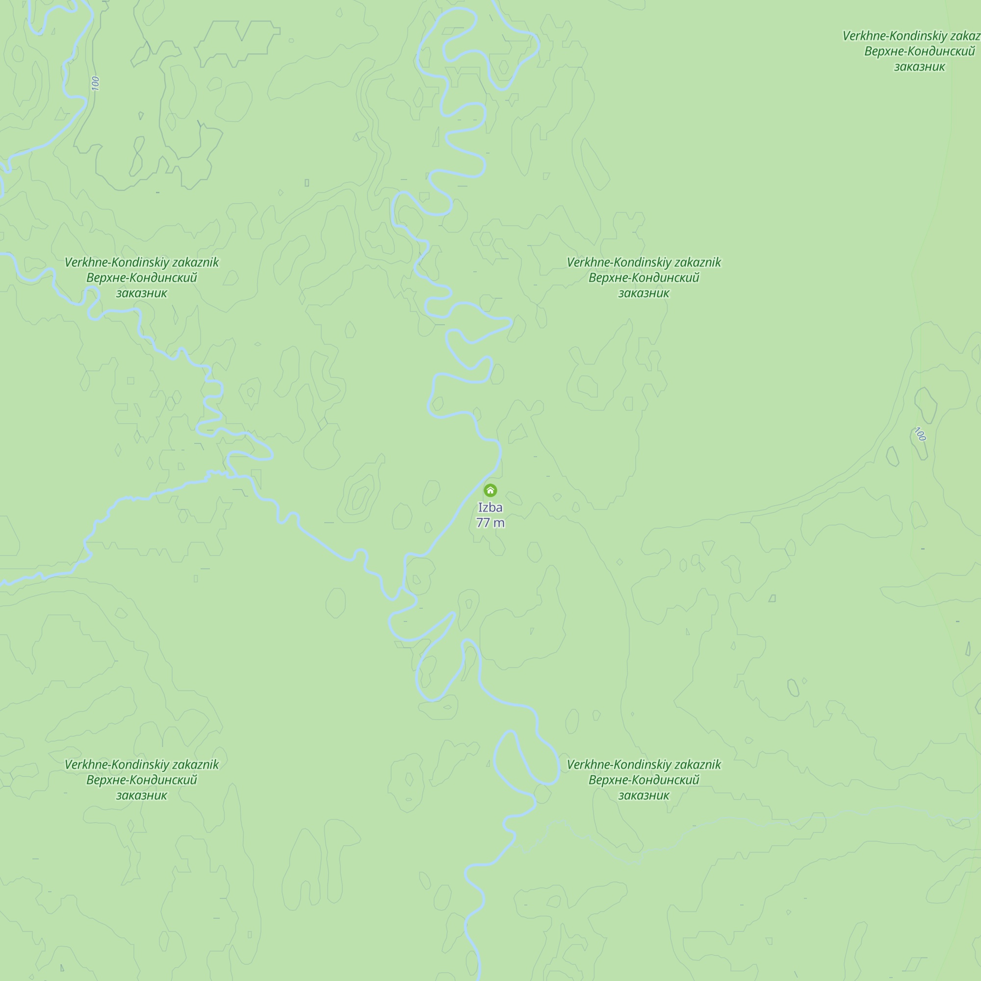Izba map