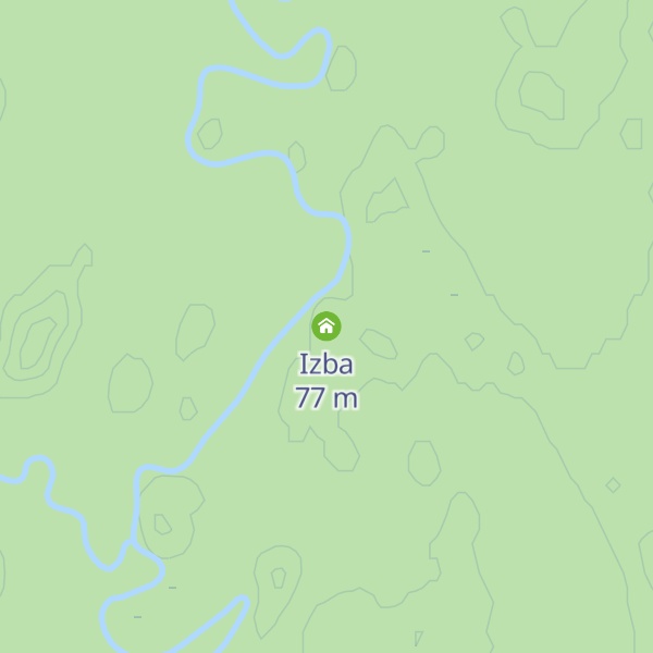 Map of Izba