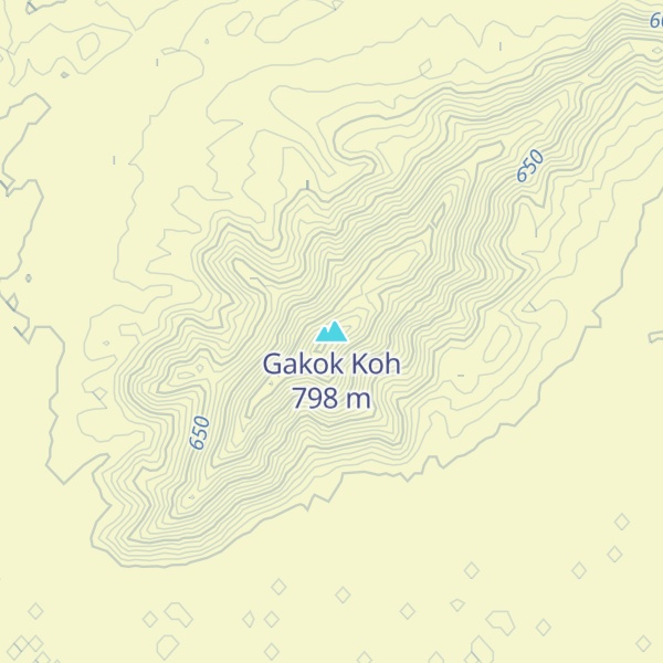 Map of Gakok Koh
