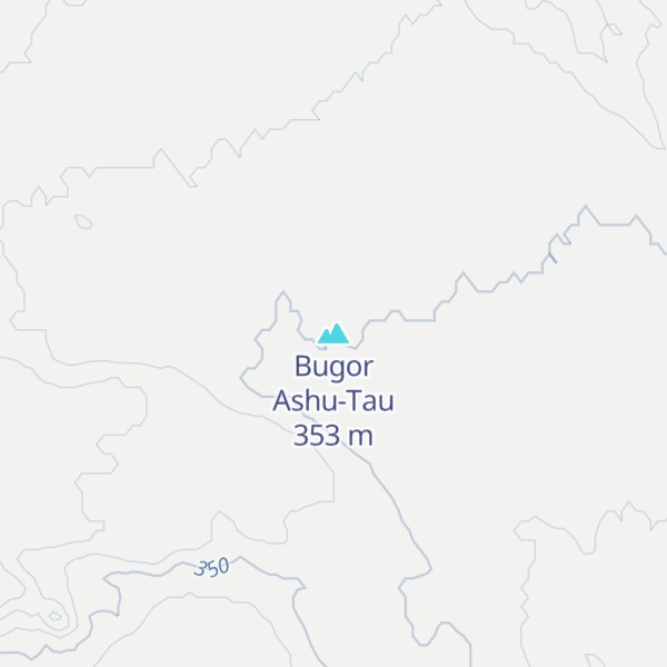 Map of Bugor Ashu-Tau