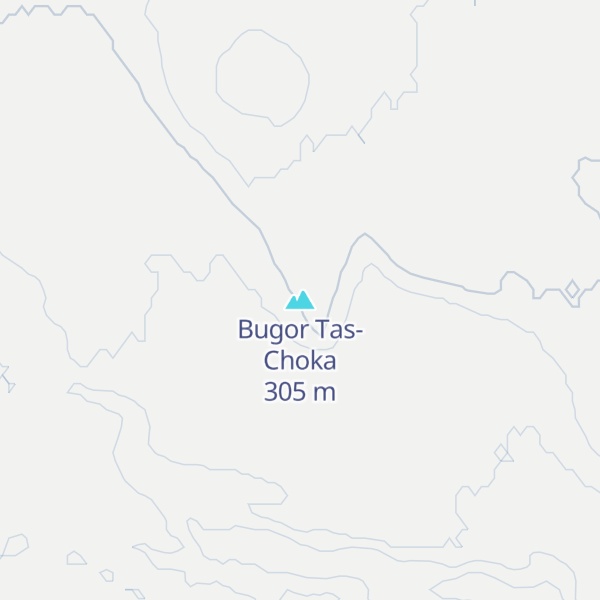 Map of Bugor Tas-Choka