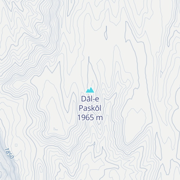 Map of Dāl-e Paskōl