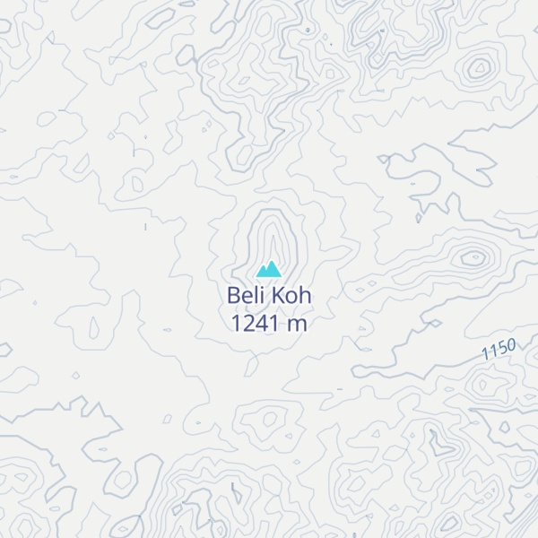 Map of Beli Koh