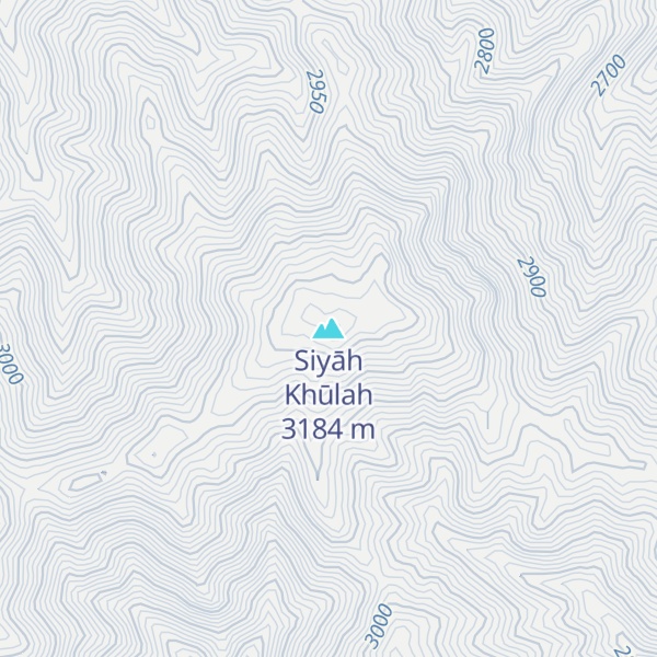 Map of Siyāh Khūlah
