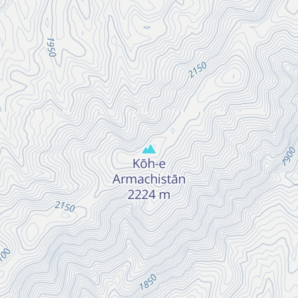 Map of Kōh-e Armachistān