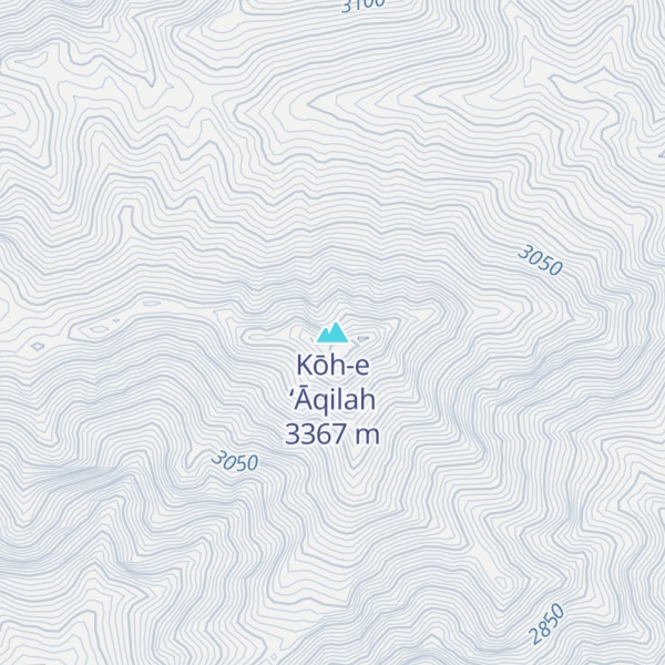 Map of Kōh-e ‘Āqilah