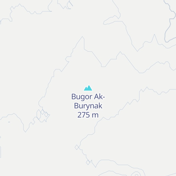 Map of Bugor Ak-Burynak
