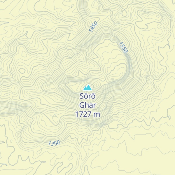 Map of Sōrō Ghar