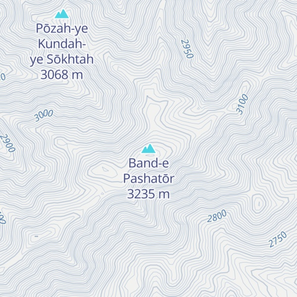 Map of Band-e Pashatōr