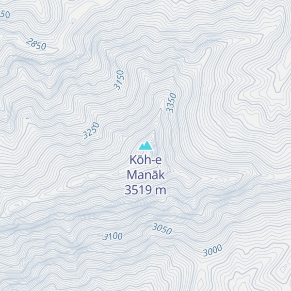 Map of Kōh-e Manāk