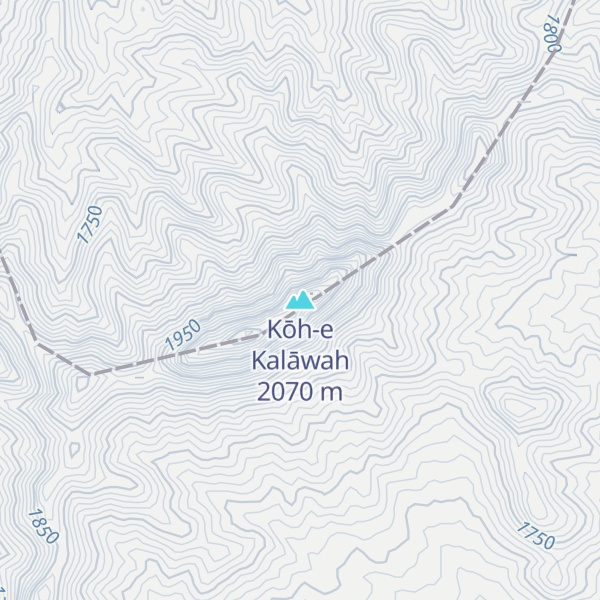 Map of Kōh-e Kalāwah