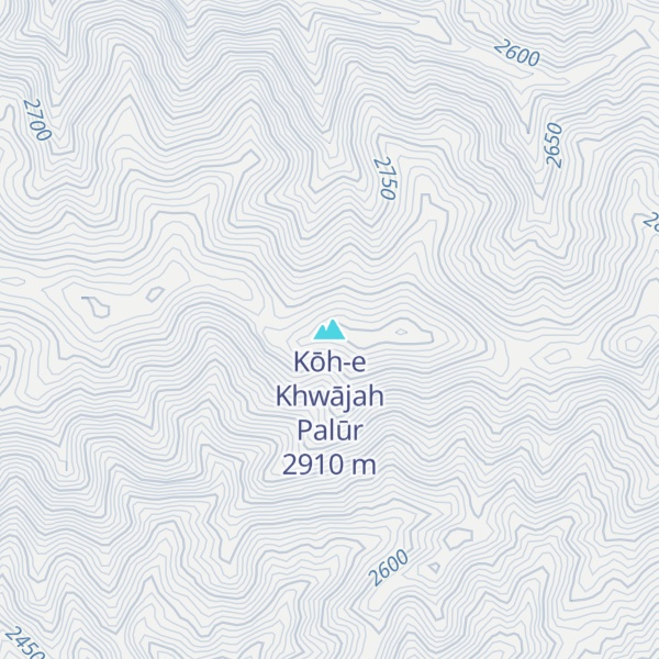 Map of Kōh-e Khwājah Palūr
