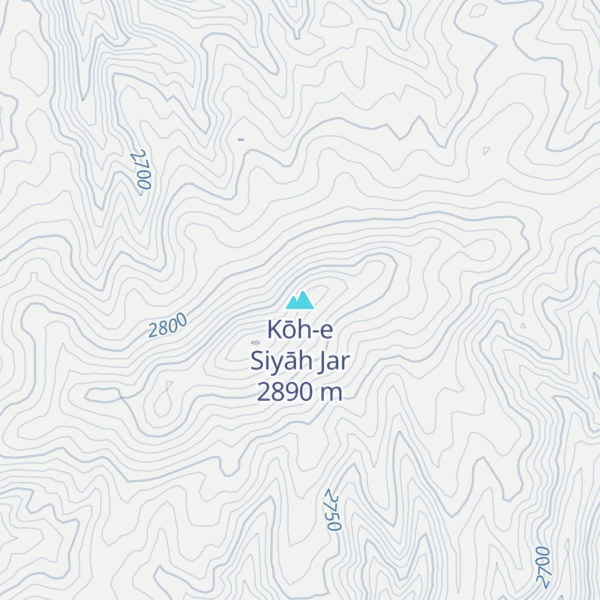 Map of Kōh-e Siyāh Jar