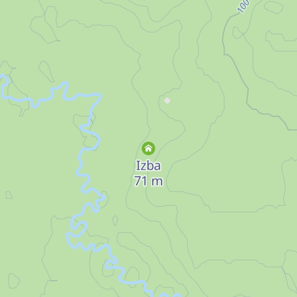 Map of Izba