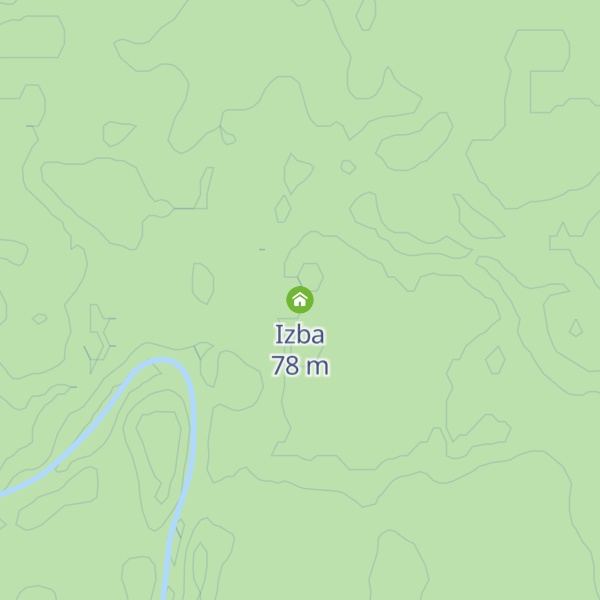 Map of Izba