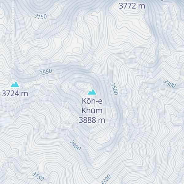 Map of Kōh-e Khūm