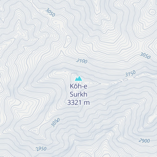 Map of Kōh-e Surkh