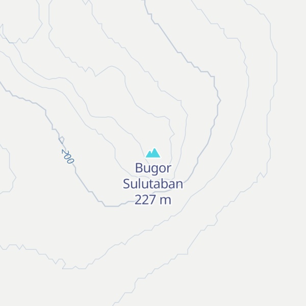 Map of Bugor Sulutaban