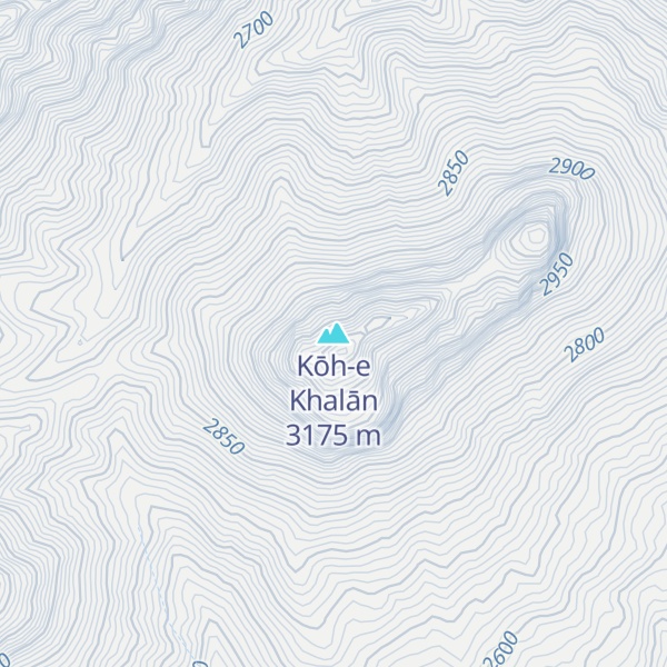 Map of Kōh-e Khalān
