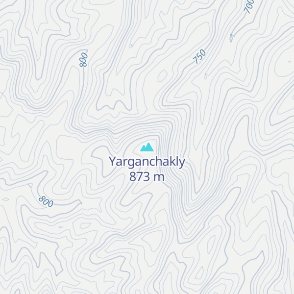 Map of Yarganchakly