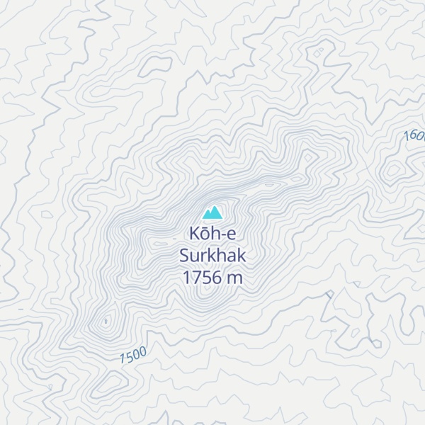 Map of Kōh-e Surkhak