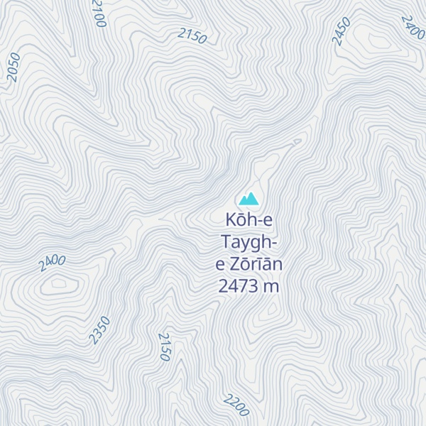 Map of Kūh-e Dūzakh Darreh