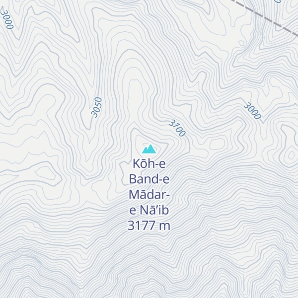 Map of Kōh-e Band-e Mādar-e Nā’ib
