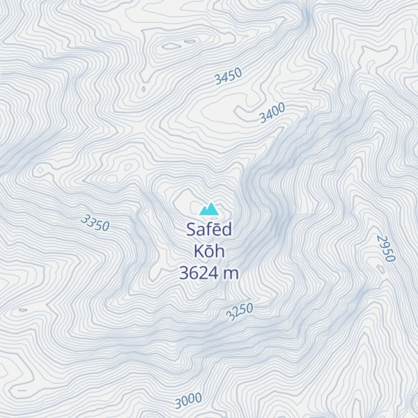 Map of Safēd Kōh