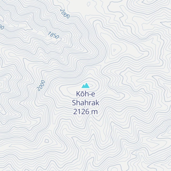 Map of Kōh-e Shahrak