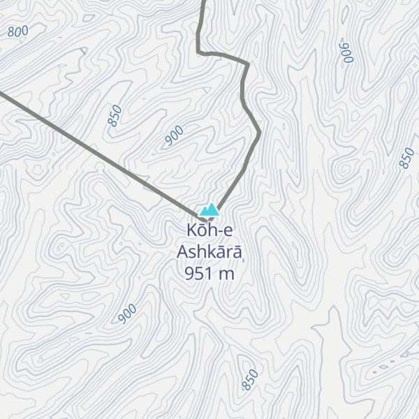 Map of Kōh-e Ashkārā