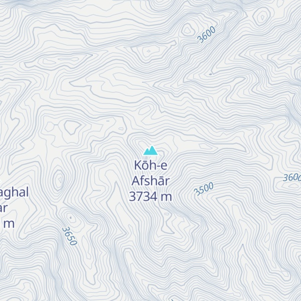 Map of Kōh-e Afshār
