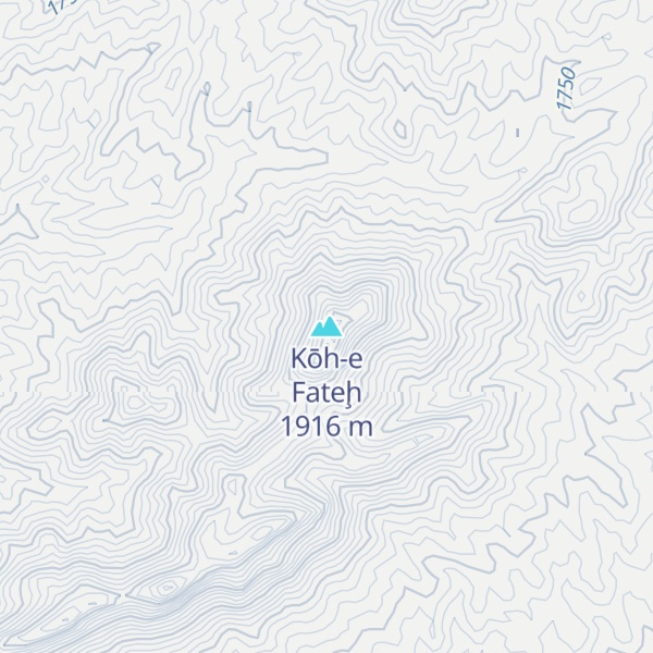 Map of Kōh-e Fateḩ